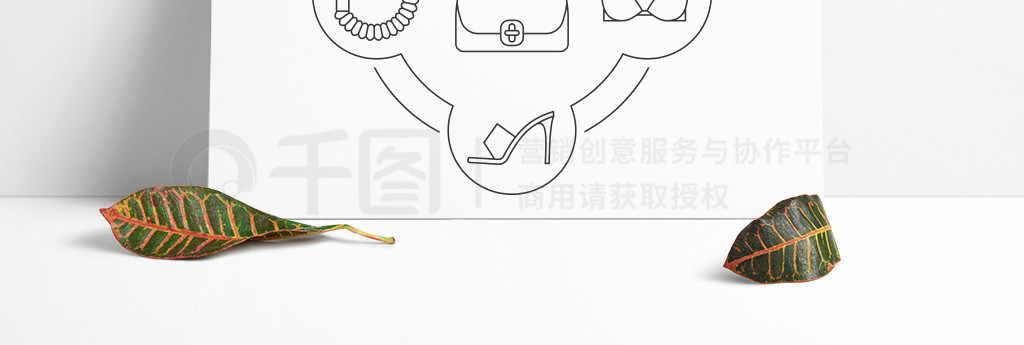 妇女的配件内容线性图标集内衣,文胸,束发,手提包,高跟鞋孤立的矢量插图妇女的配件内容线性图标集