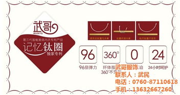 武哥服饰图：胸衣记忆钛圈产品及售后服务说明